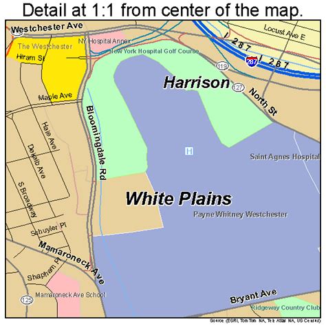 white plains westchester ny map